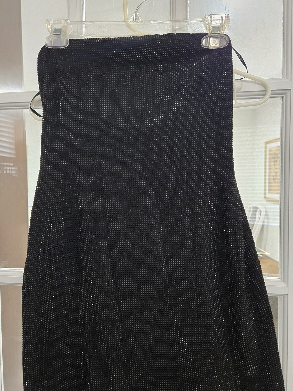 Forever 21 Black Strapless Sparkle Dress